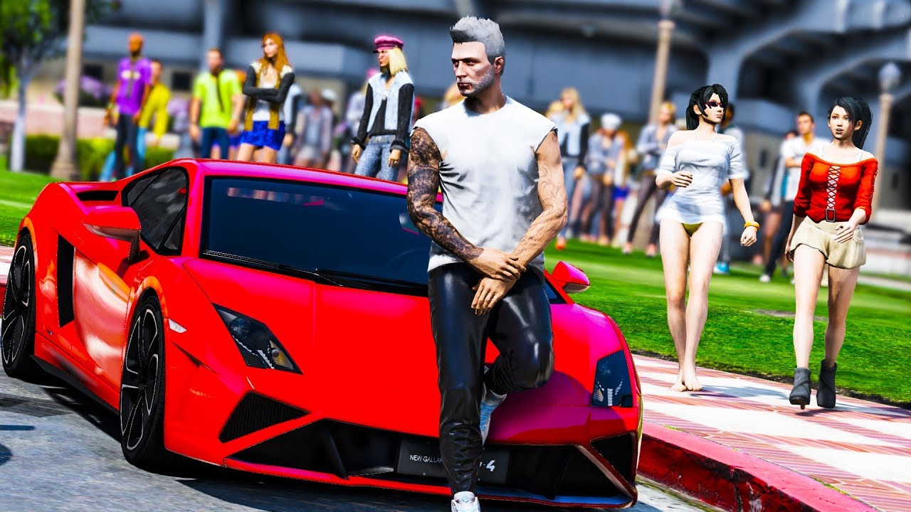 GTA V: VIDA DE JOVEM | Fui na hora da SAÍDA de outra ESCOLA, DEU BOM #EP.50