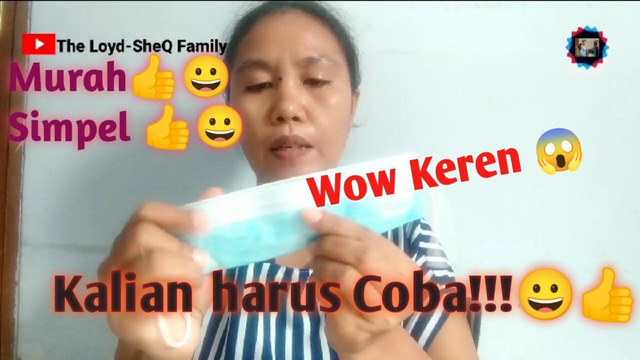 Cara membentuk Masker Sensi agar nyaman dan aman di pakai