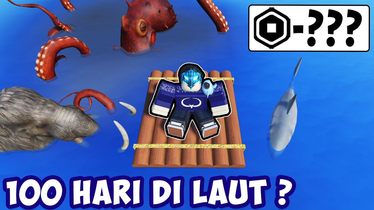 AKU CURANG BERTAHAN HIDUP DI LAUT ROBLOX INI ? | Roblox Raft 101 Survival Indonesia