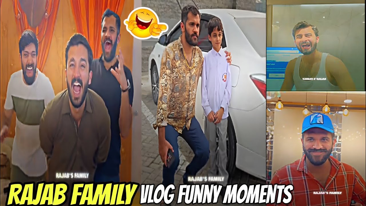 Rajab Family Vlog Funny Moments 😝 Rajab Family Funniest Video 😂 Rajab Family Vlog l #rajabfamily