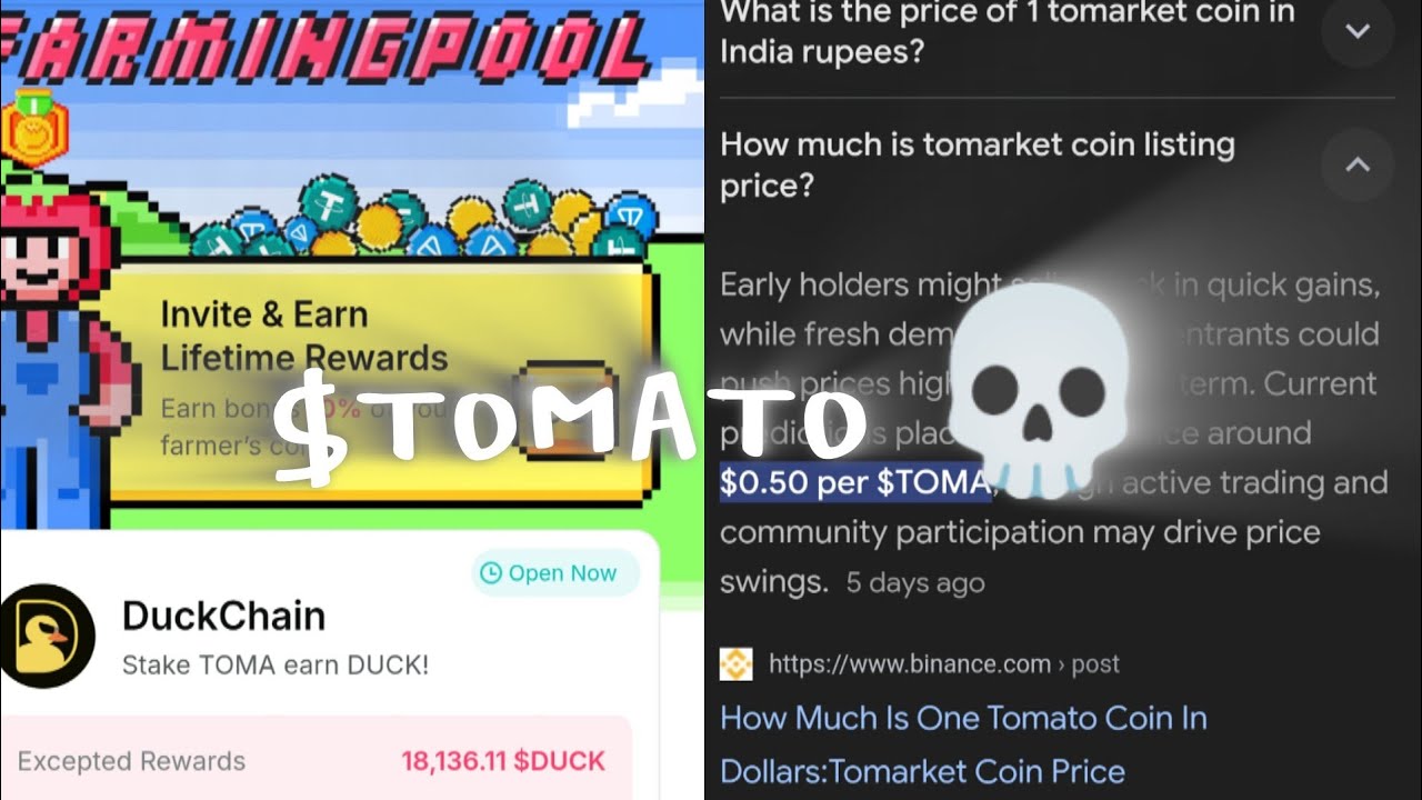 Tomarket price 🍅 | toma price #tomarketcoin #toma
