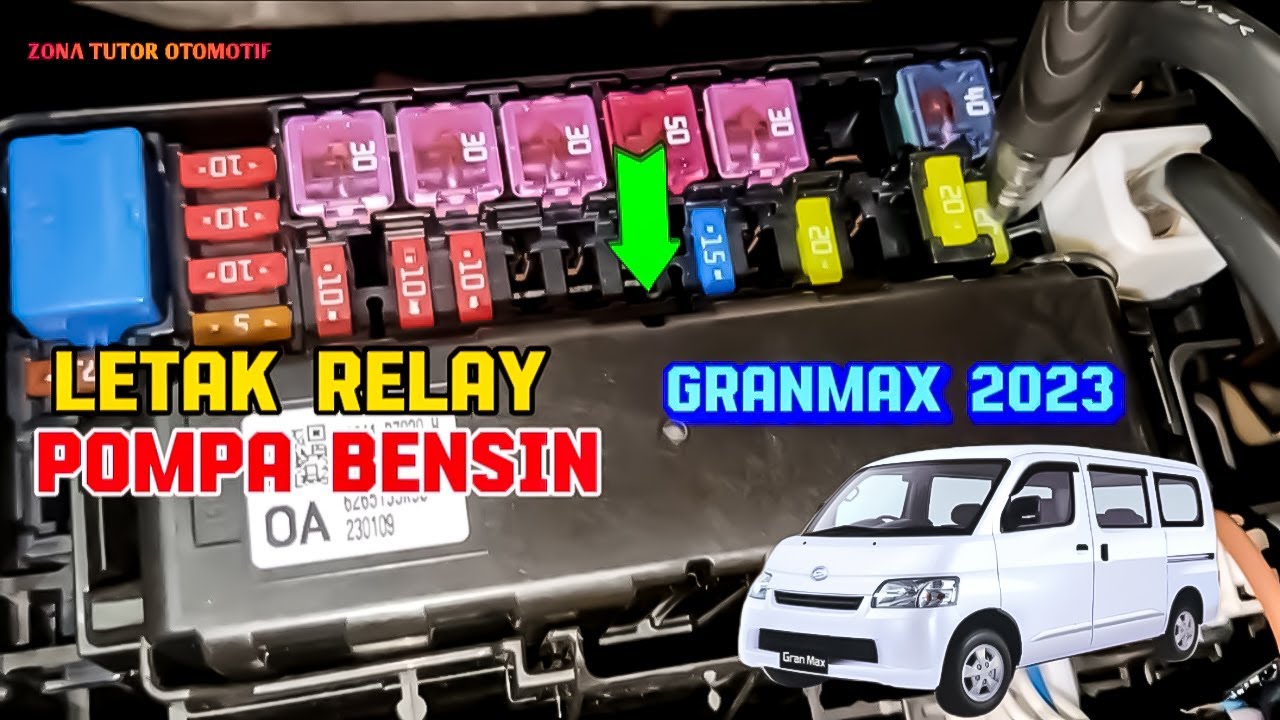 Letak Relay Fuel Pump Granmax  2023 1500cc