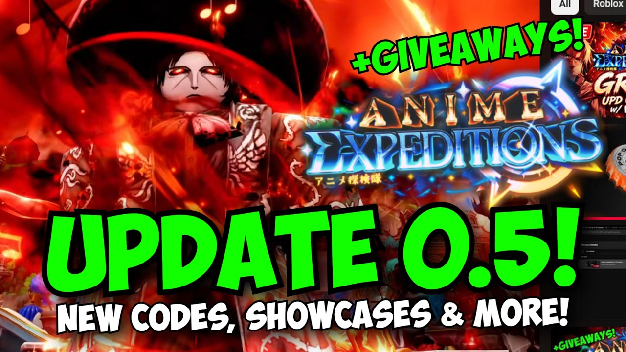 [NEW CODES] UPD IS HERE! NEW ANIME EXPEDITIONS UPD 0.5 STREAM! Grimmjow, Zeref, Judar & More!