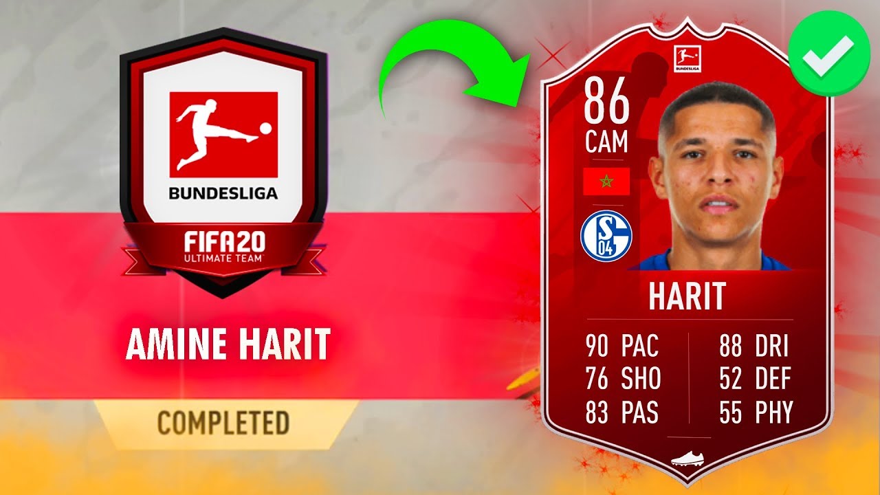 86 'POTM' HARIT SBC CHEAPEST SOLUTION - #FIFA20 Amine Harit Bundesliga POTM SBC Cheap Way