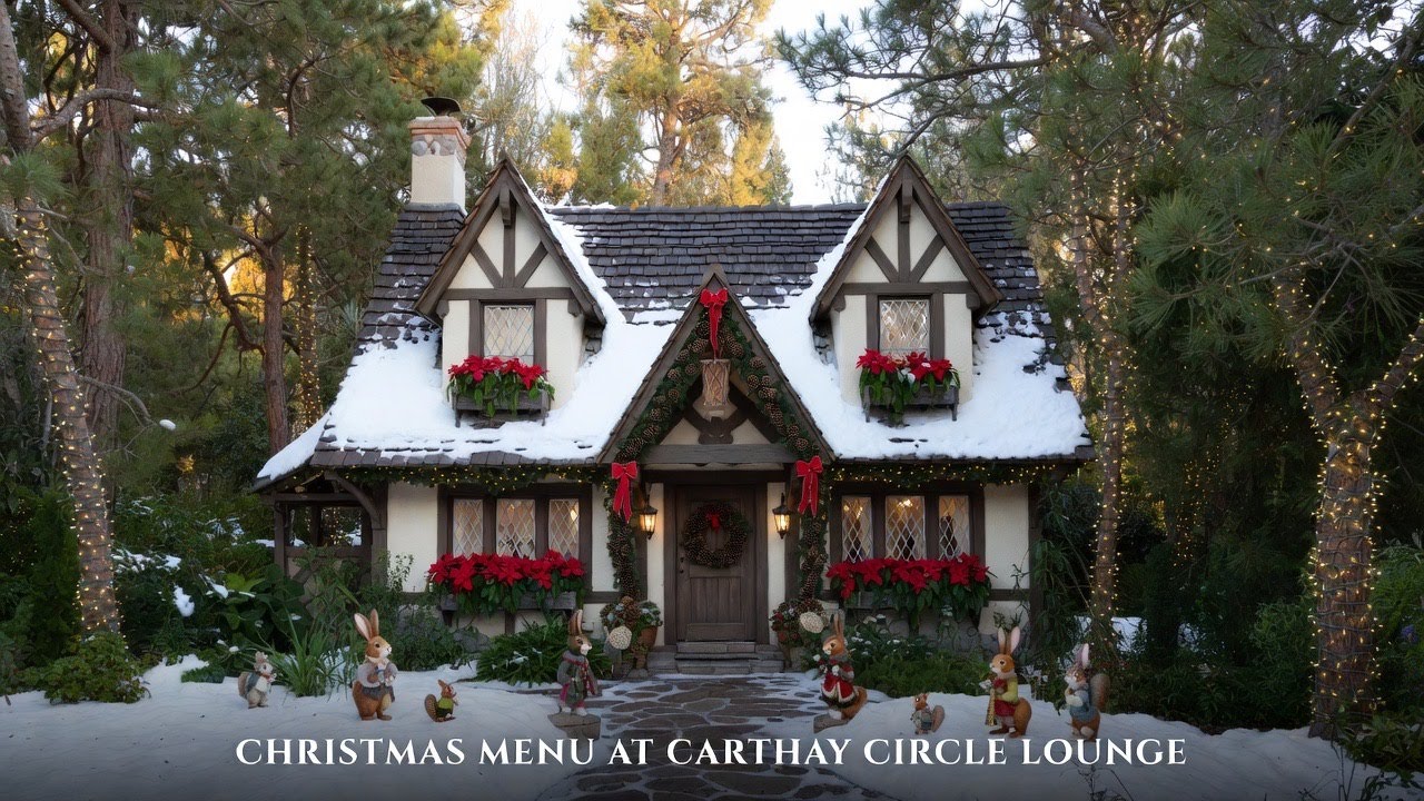 Christmas Menu at Carthay Circle Lounge