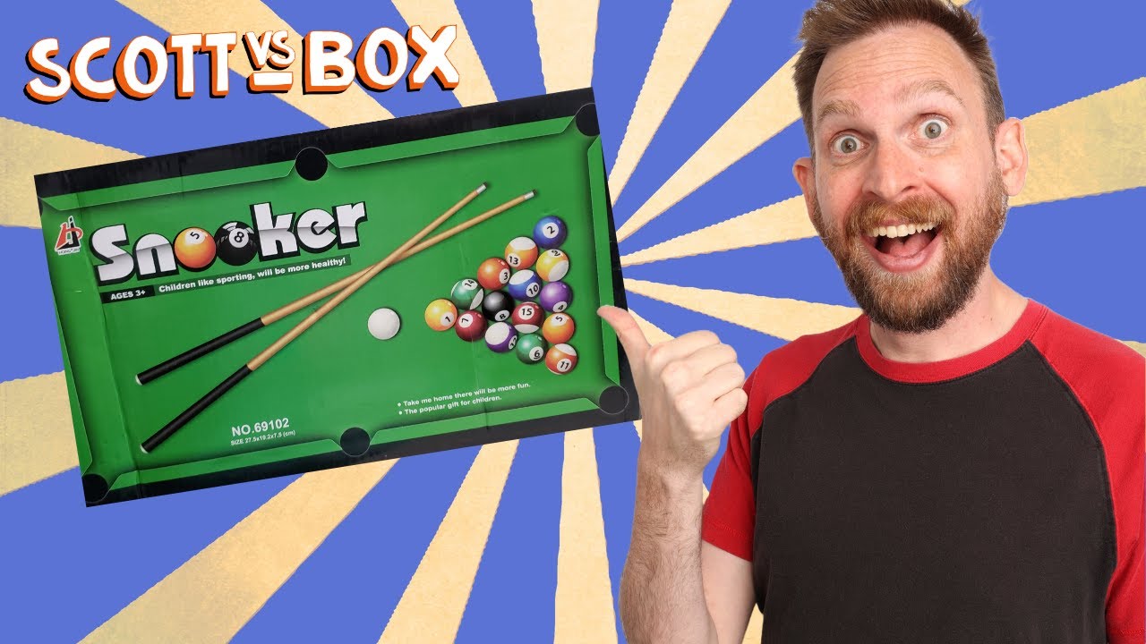 Snooker Mini Billiards Game Unboxing