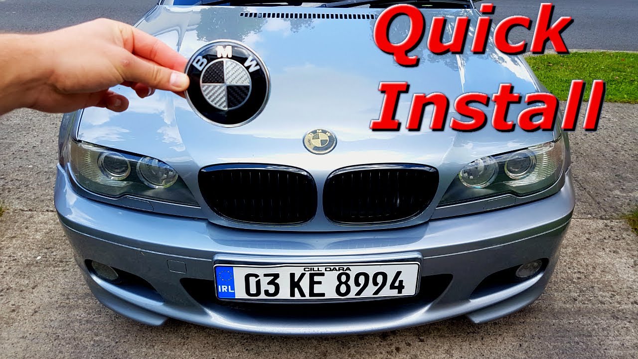 BMW Hood and Trunk Emblem Replacement