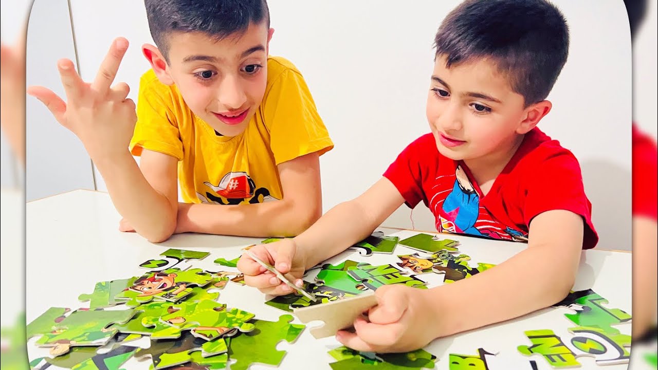 زين ويوسف| لعبة البازل - puzzle game تركيب بازل، العاب تنمية ذكاء الأطفال 🧩 🧩