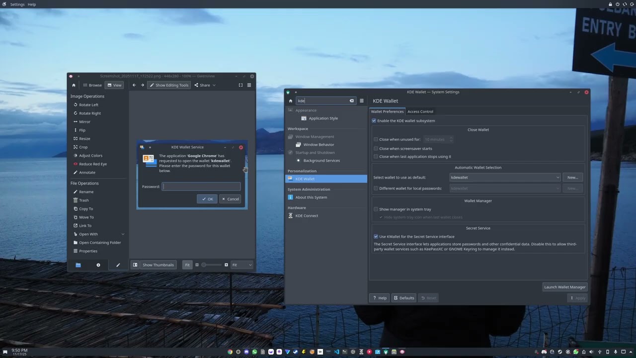 How to Remove KDE Wallet Prompt | The Application Has Requested to Open The Wallet | Wallet Service