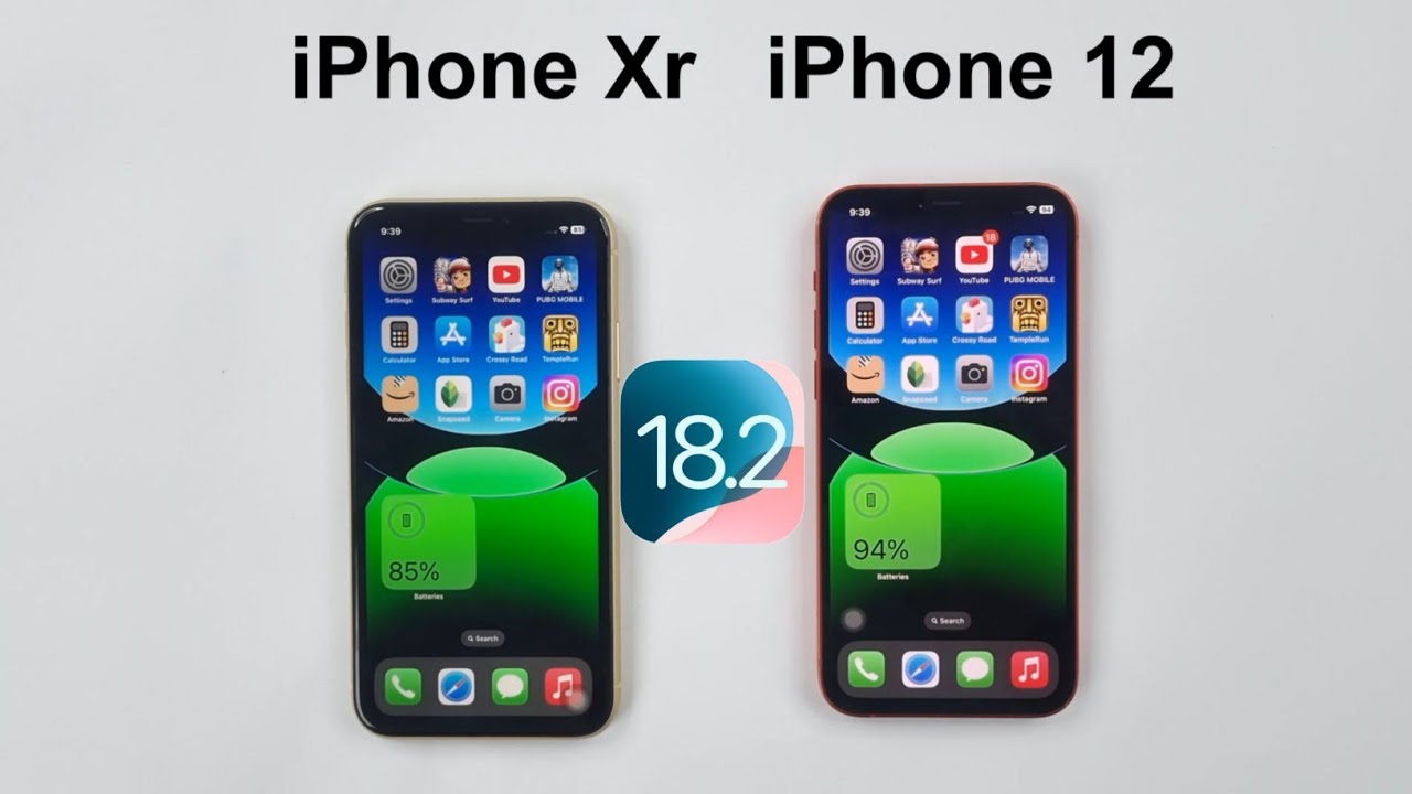 iPhone XR vs iPhone 12 - iOS 18.2 Speed Test!