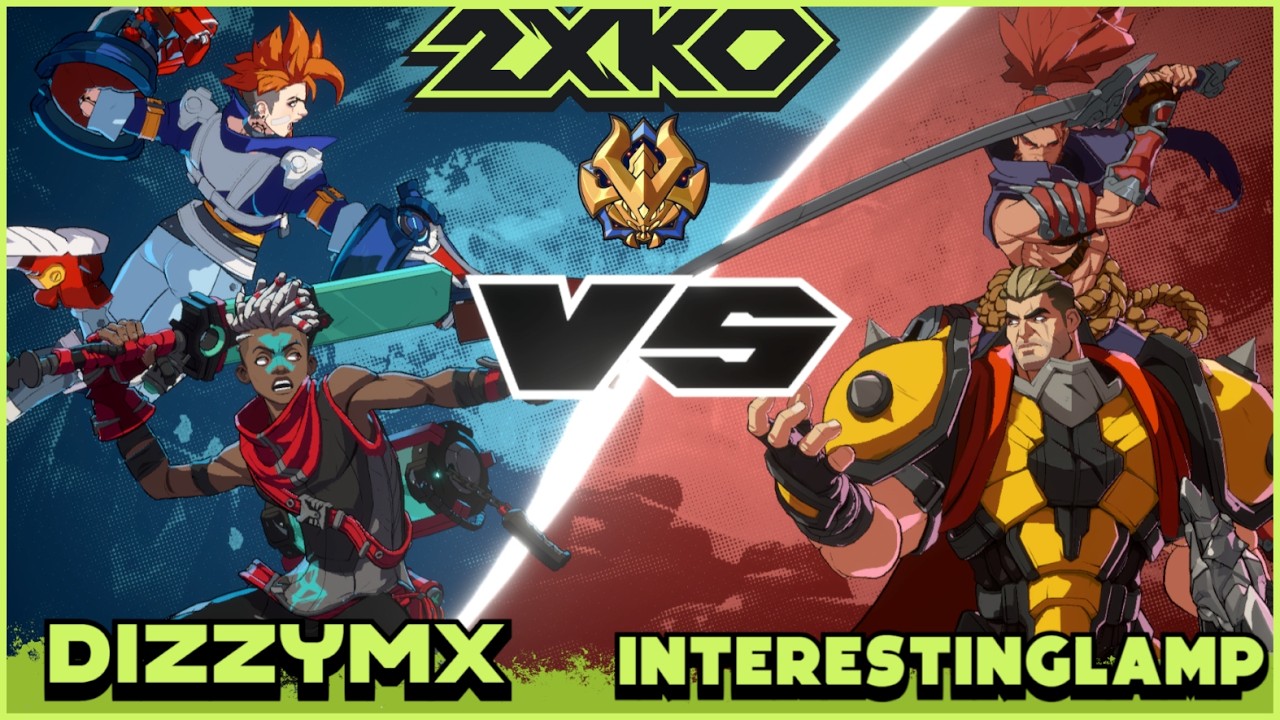 2XKO ▰ DizzyMX (Vi/Ekko) vs InterestingLamp (Yasuo/Darius) - High Level Gameplay
