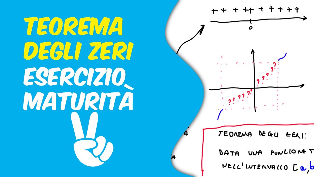 Esercizio Teorema degli Zeri - Esercizio Maturità