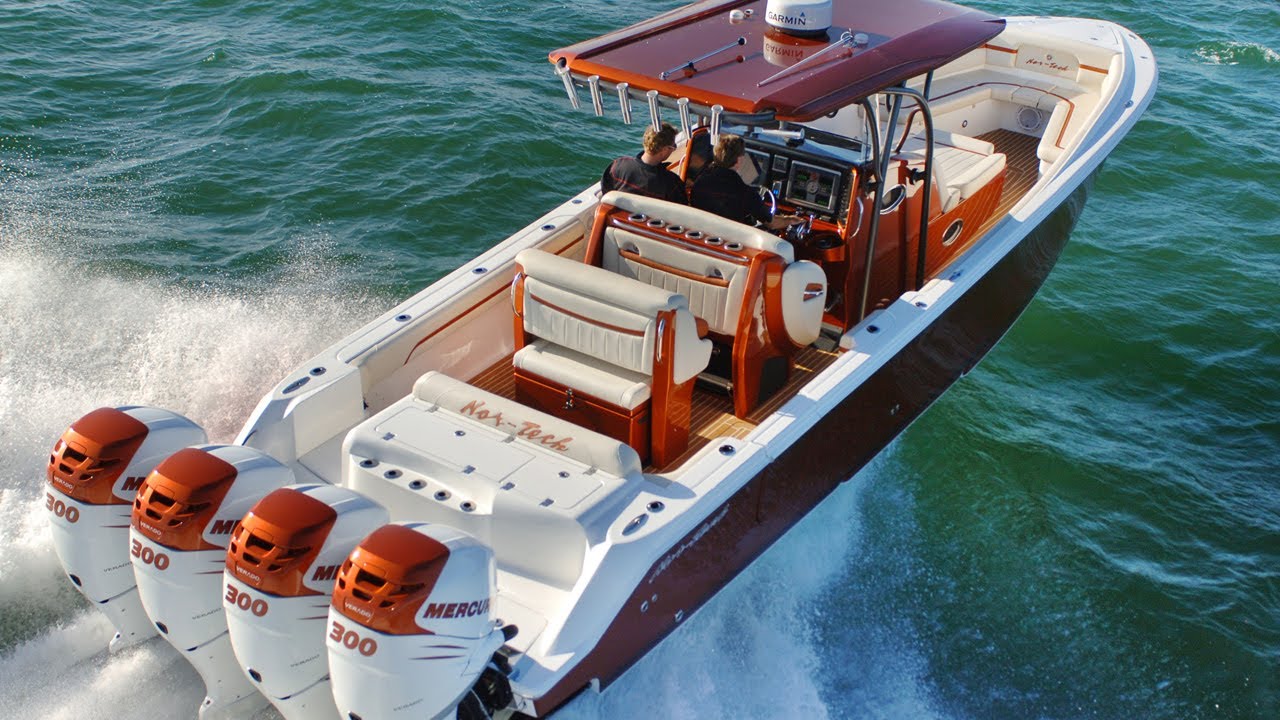 Nor Tech 390 CC High Performance Offshore Fishing Center Console