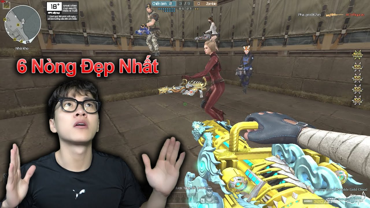 6 Nòng VIP Gatling Gun Đẹp Nhất 2023!