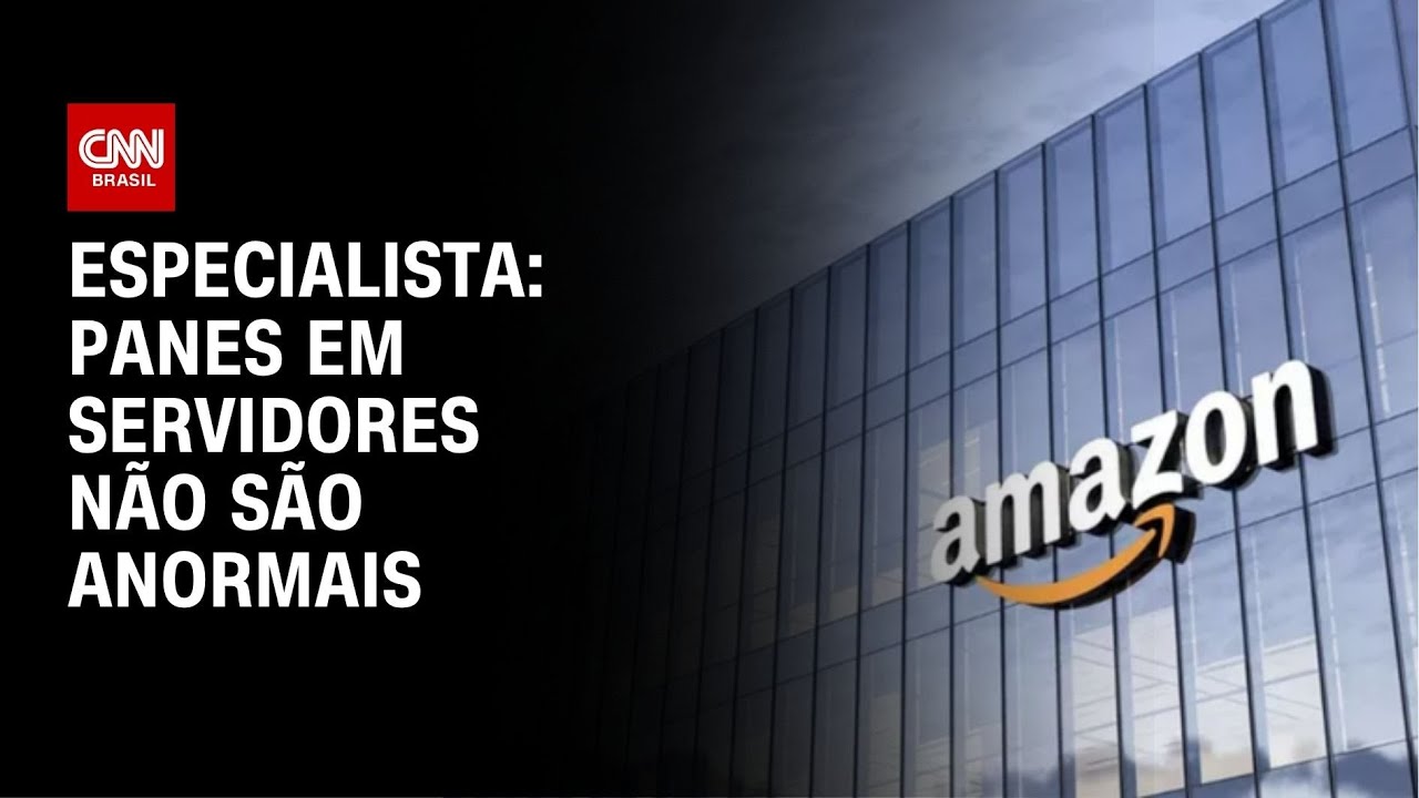 Panes não são anormais, explica especialista sobre falha na nuvem da amazon | LIVE CNN