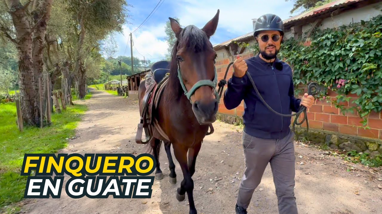 Así es recorrer una FINCA A CABALLO en GUATEMALA🐎🇬🇹