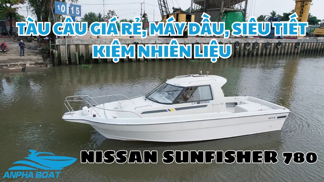 TÀU CÂU CÁ GIÁ RẺ, MÁY DẦU TIẾT KIỆM NHIÊN LIỆU 495 Triệu