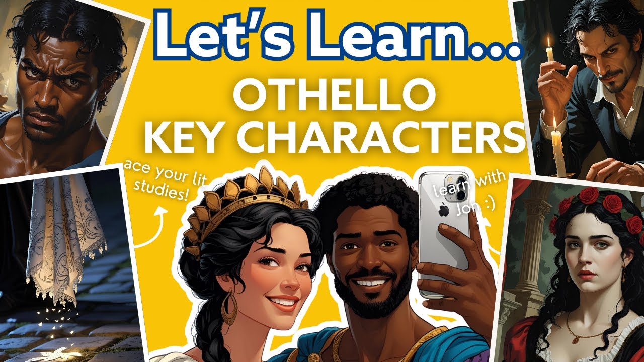 ⚔️ Othello – Key Characters Explained! | A Level English Literature | Let’s Learn Series