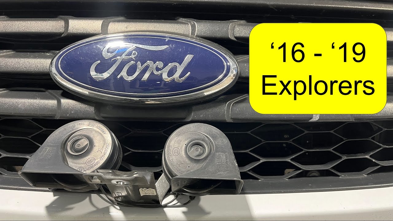 Замена двухтонального звукового сигнала Ford для Explorers и Interceptor Utilities