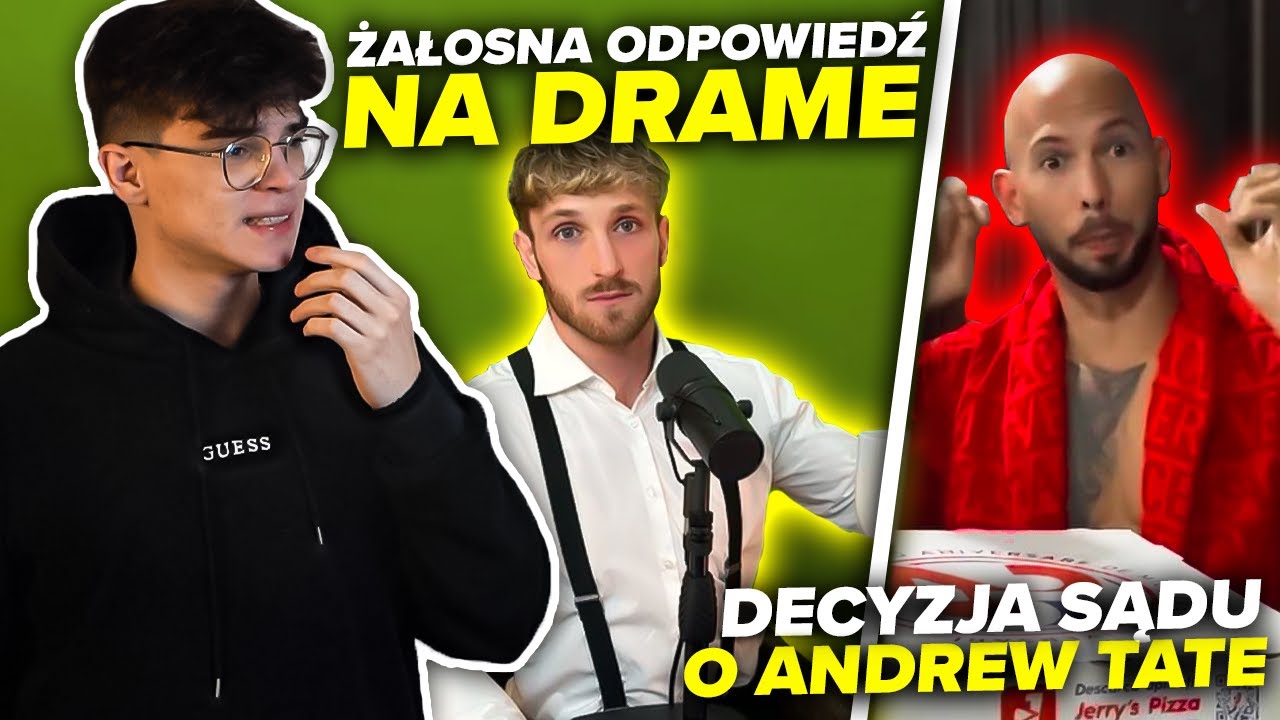 ANDREW TATE SKAZANY? (DANA WHITE, LOGAN PAUL, WARDĘGA, KANYE WEST, SKANDAL TVP)