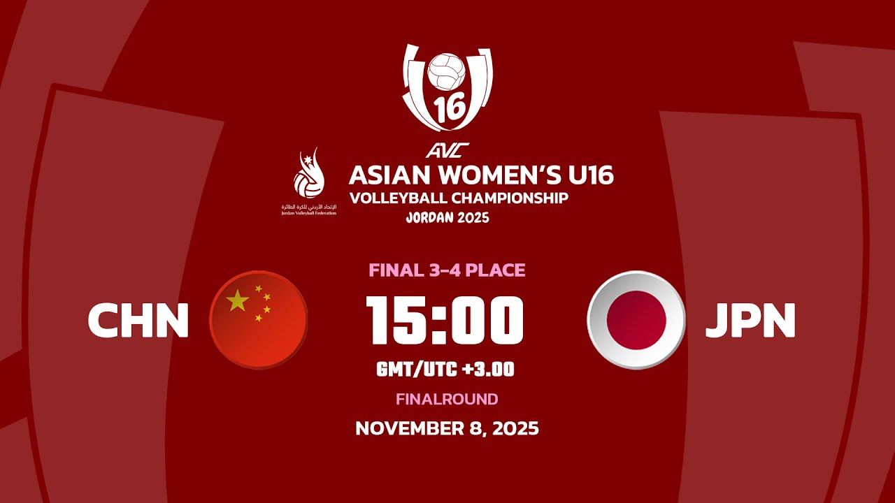 [ L!VE I BRONZE MATCH ] CHINA VS JAPAN I 2ND ASIAN WOMEN'S U16 CHAMPIONSHIP