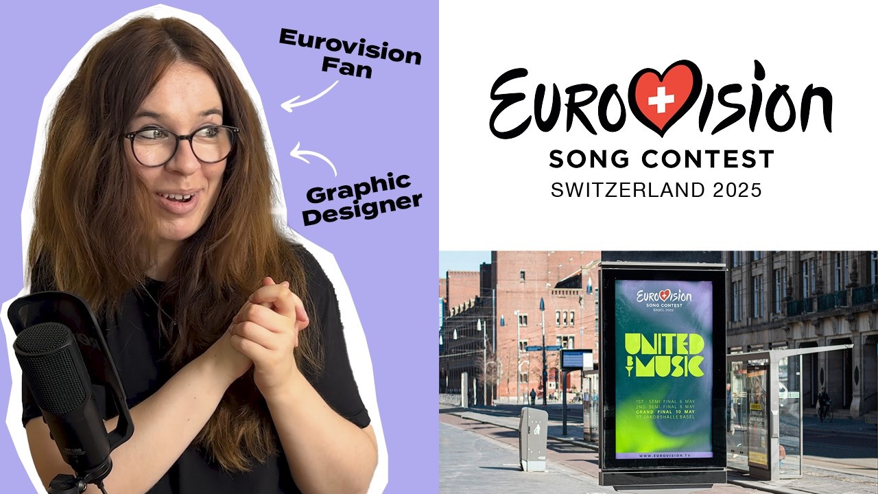 FAN (& Graphic Designer) CREATES BRANDING FOR EUROVISION 2025🇨🇭My Design Concept