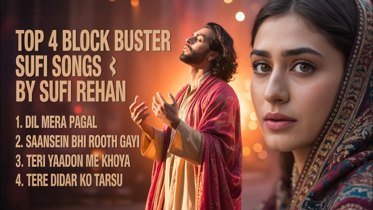 All Time Blockbuster Sufi Songs Jukebox | Top 4 Hits Qawwali That Will Touch Your Soul -Sufi-Rehan