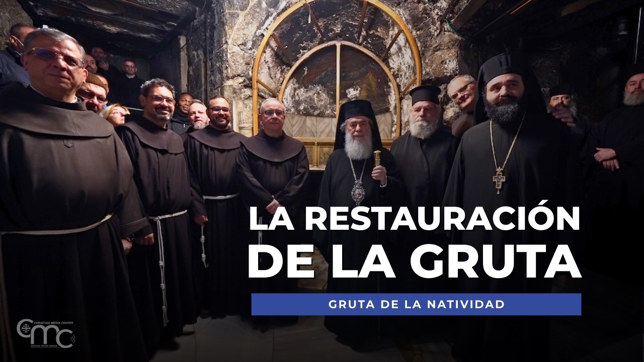 BELÉN: Dentro de la restauración de la Gruta de la Natividad