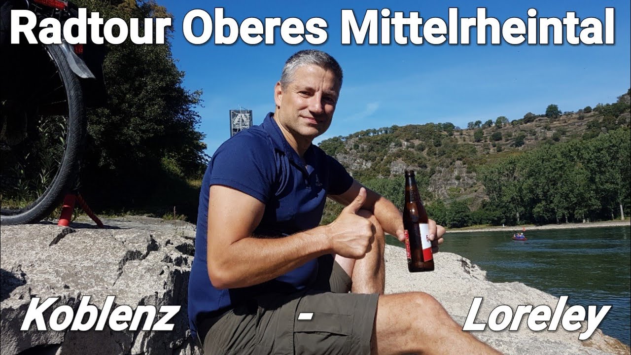 Radtour Oberes Mittelrheintal von Koblenz zur Loreley auf dem Rheinradweg