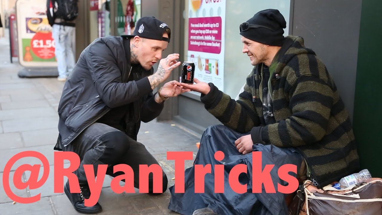 Magician makes Homeless man's wish come True.