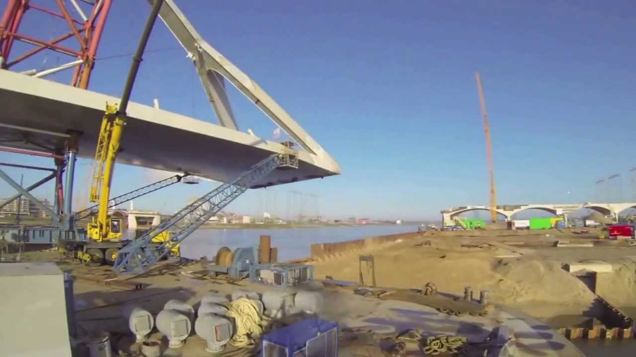 de oversteek bij nijmegen timelapse of the construction and the opening of the new bridge 1280x720