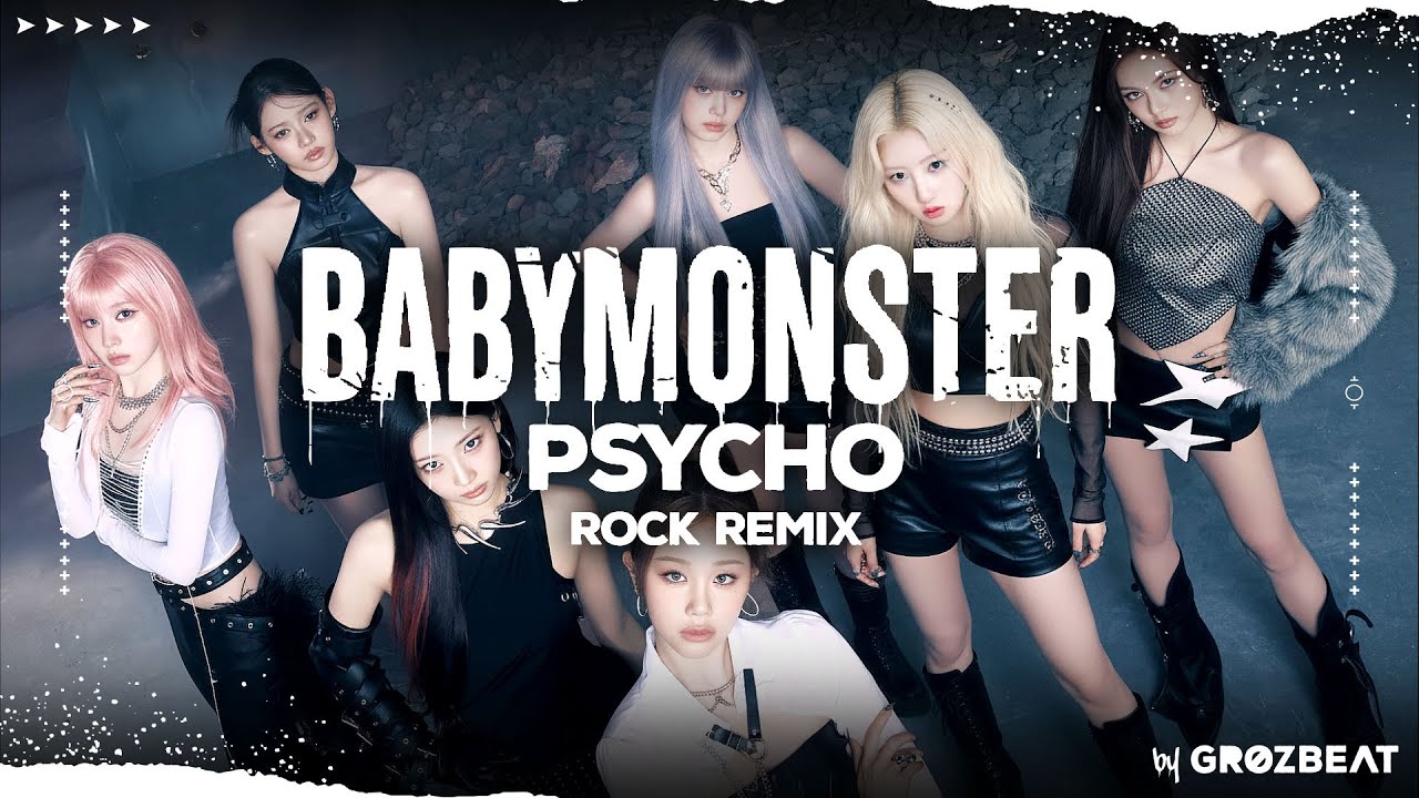 BABYMONSTER - PSYCHO (ROCK ver.) // Fanmade ROCK Remix