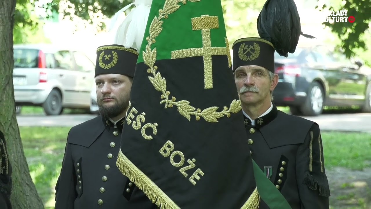 Odsłonięcie pomnika ofiar katastrofy g&oacute;rniczej w kopalni Mikulczyce z 1923 roku.