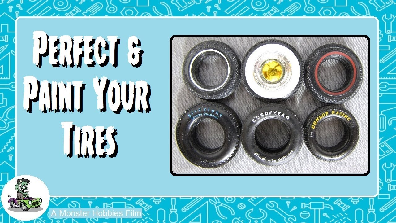 Model Car Garage Tips and Tech - How To Perfect And Paint Your Model Car Tires - A Model Car How-To