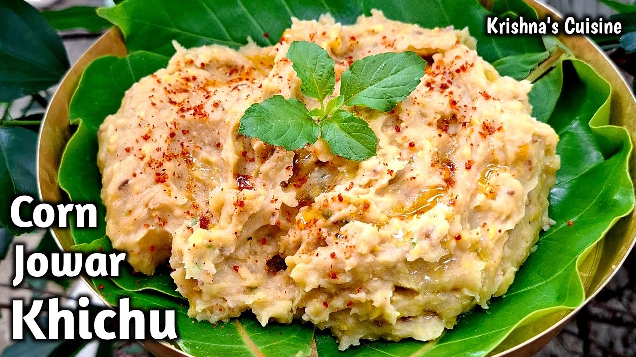 Легкая кукуруза Джовар Хичу || Джовар Хичу | Рецепт муки из сорго || Хичу | Кухня Кришны 