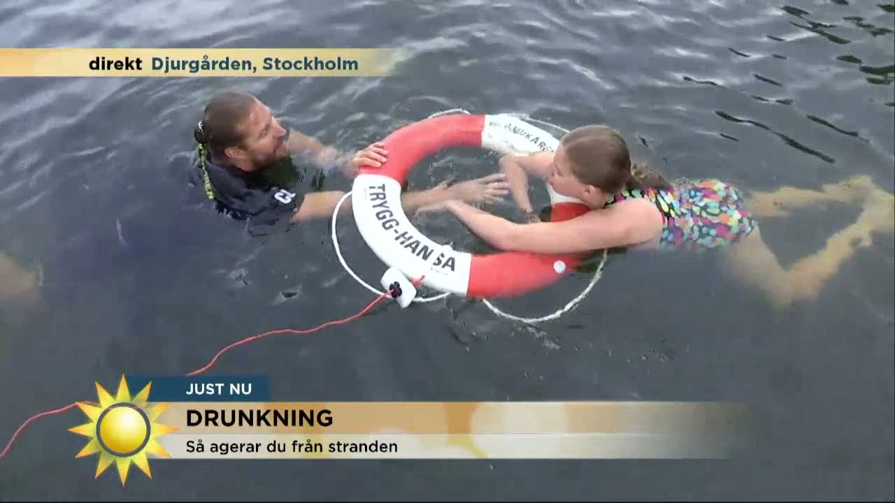 Så använder du en livboj rätt! - Nyhetsmorgon (TV4)