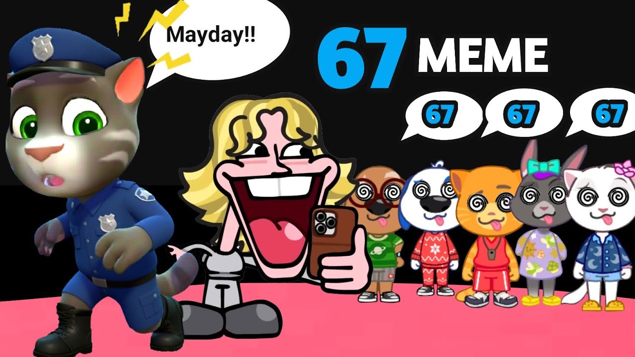 My Talking Tom Friends - ESCAPE From 67 MEME
