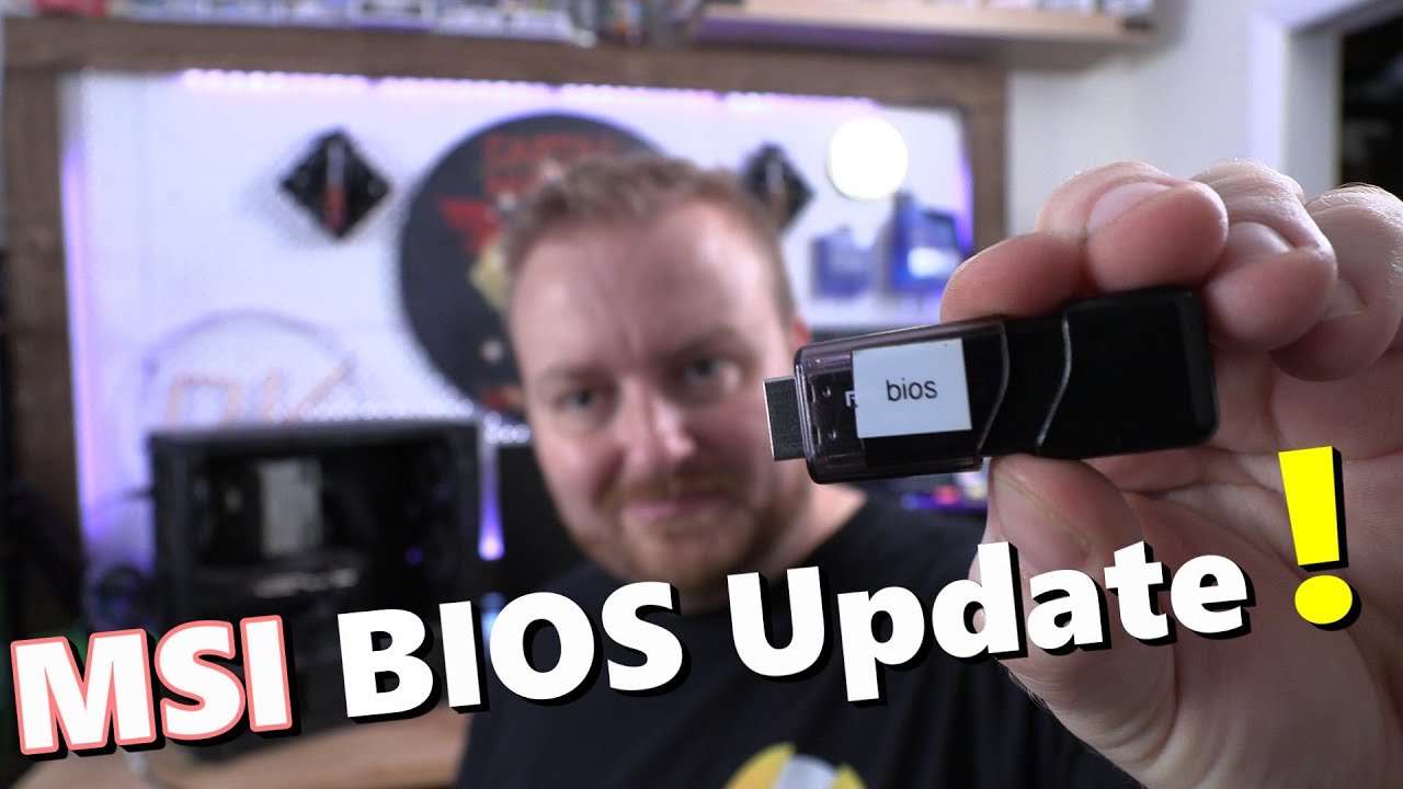 MSI BIOS update | step-by-step
