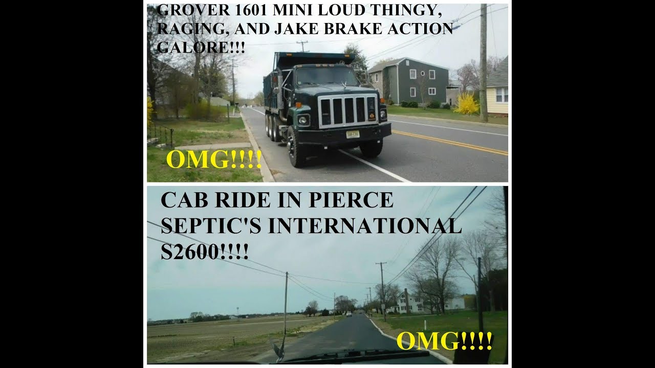 MINI LOUD THINGY AND RAGING GALORE!!! Cab Ride In Pierce Septic International S2600!!!