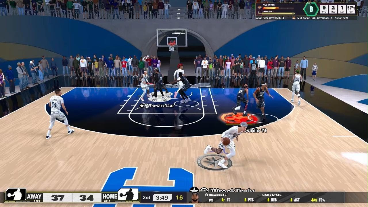NBA 2K25: Hands up defense.  #defense #steal #likeandsubscribe
