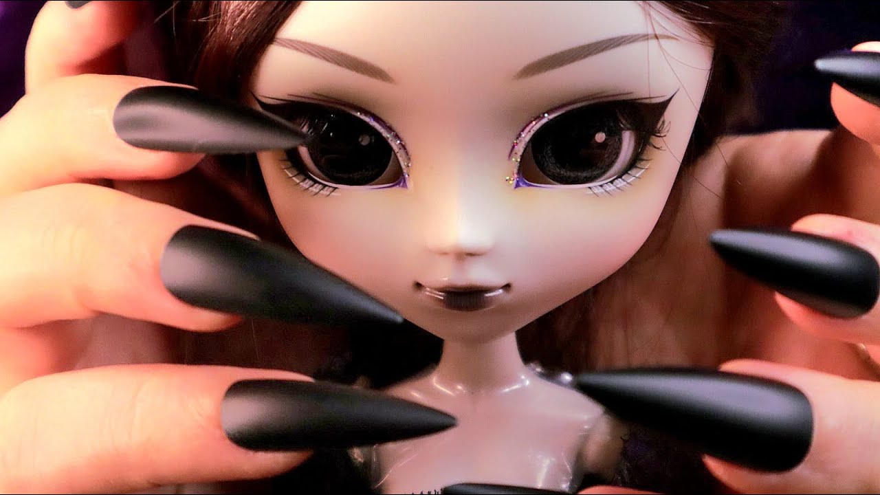 ASMR Perfect for Halloween 🎃 Gothic Princess Doll Tapping & Scratching for Sleep ✨ Whispering