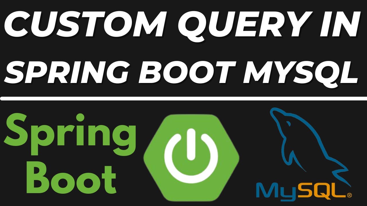 Учебное пособие по пользовательскому запросу в Spring Boot с базой данных Mysql | Spring Data JPA...