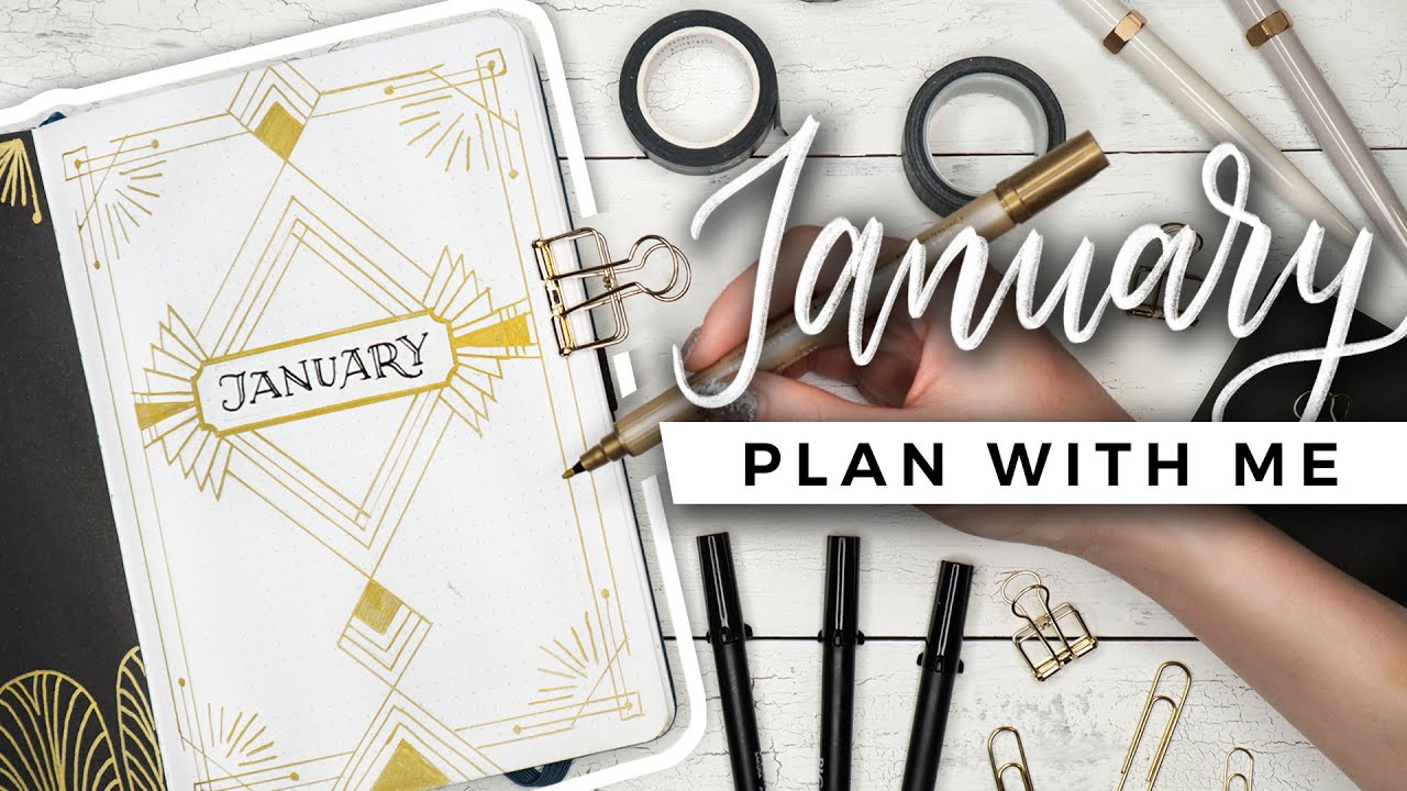 PLAN WITH ME | January 2020 Bullet Journal Setup