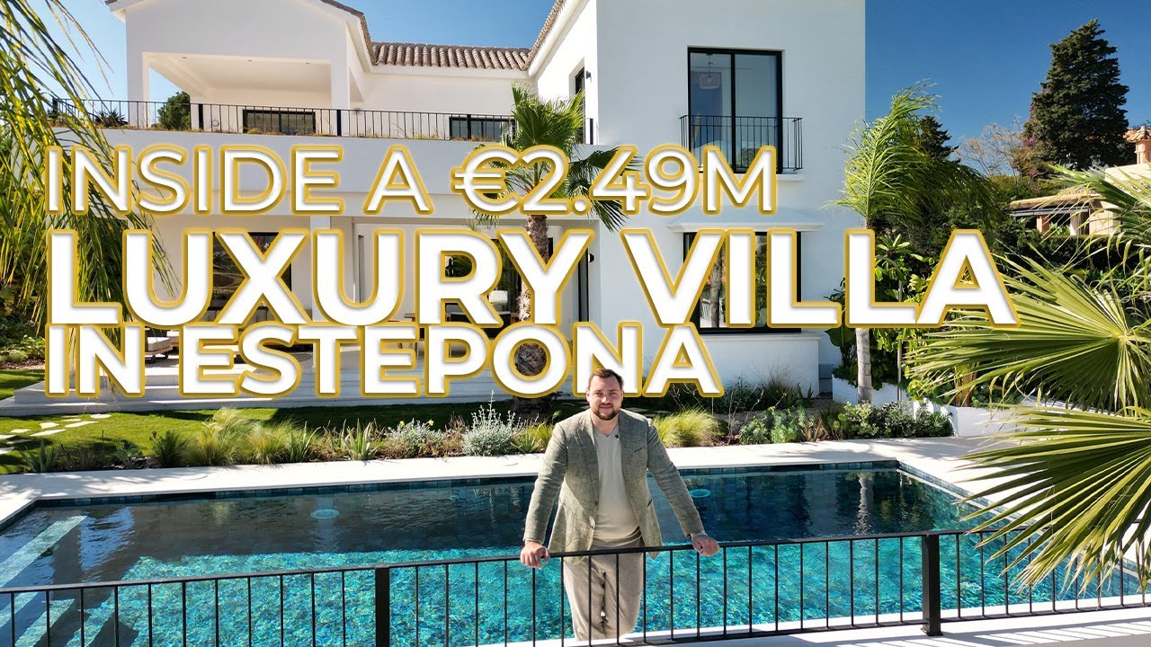 INSIDE A €2.190.000 MEDITERRANEAN VILLA IN ESTEPONA, COSTA DEL SOL