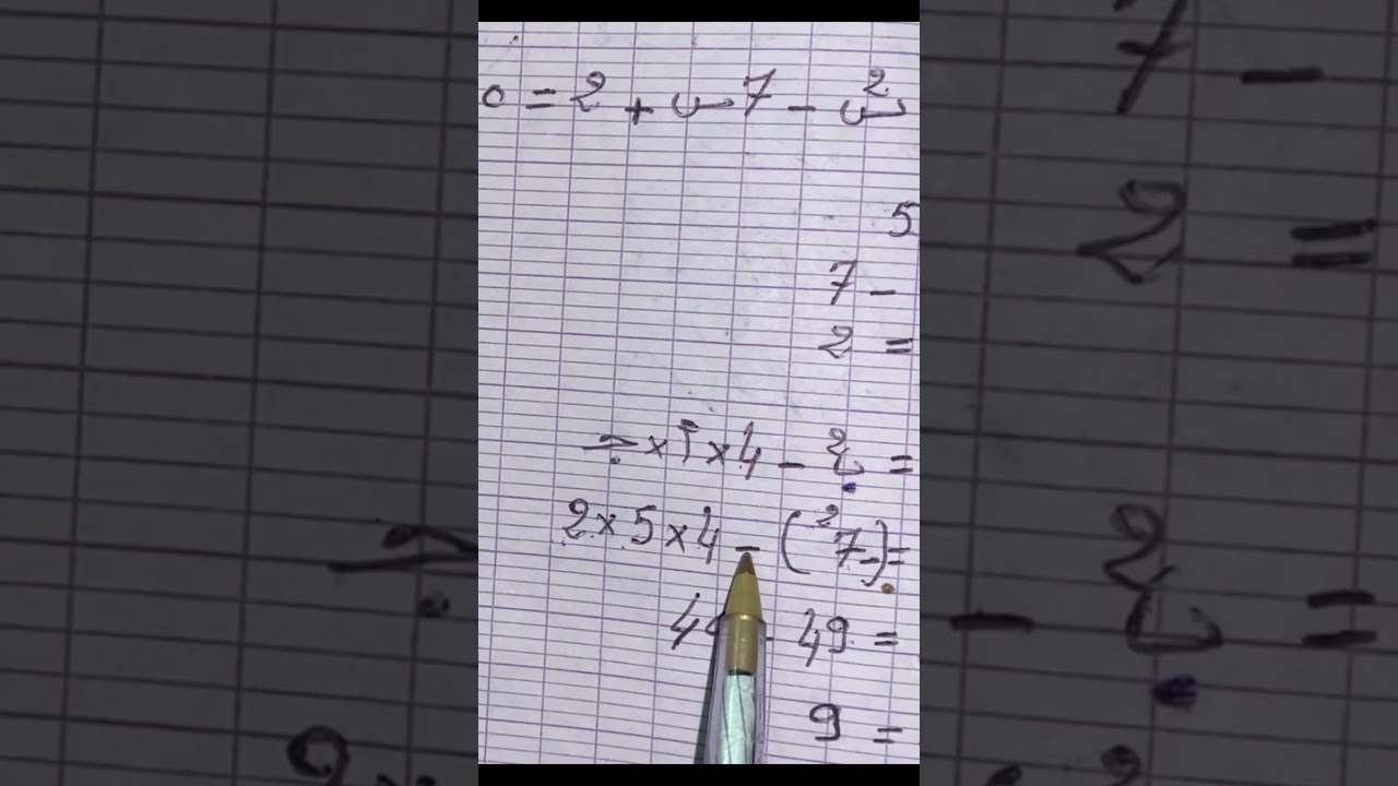 حل معادلة من الدرجة الثانية باستخدام المميز دلتا 
