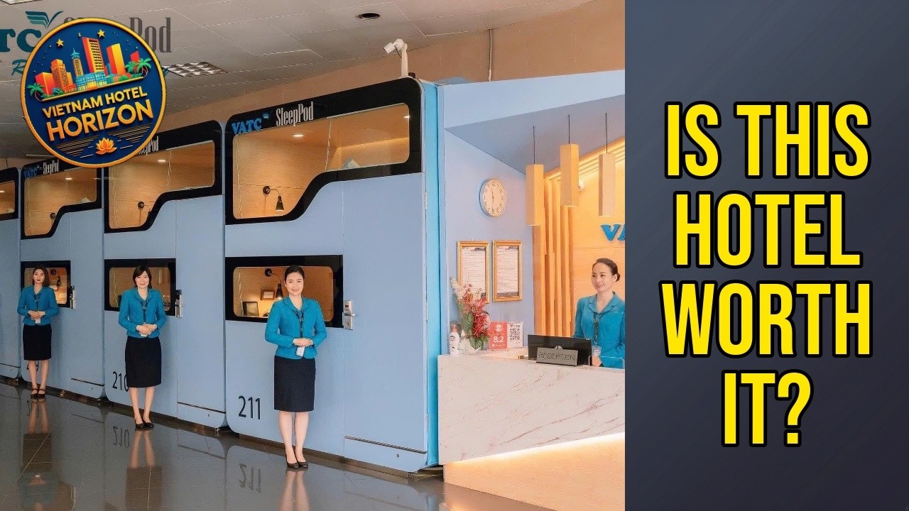 VATC Sleep Pod - Terminal 1 - Is This Hotel Worth It? | Hanoi, Vietnam🏩