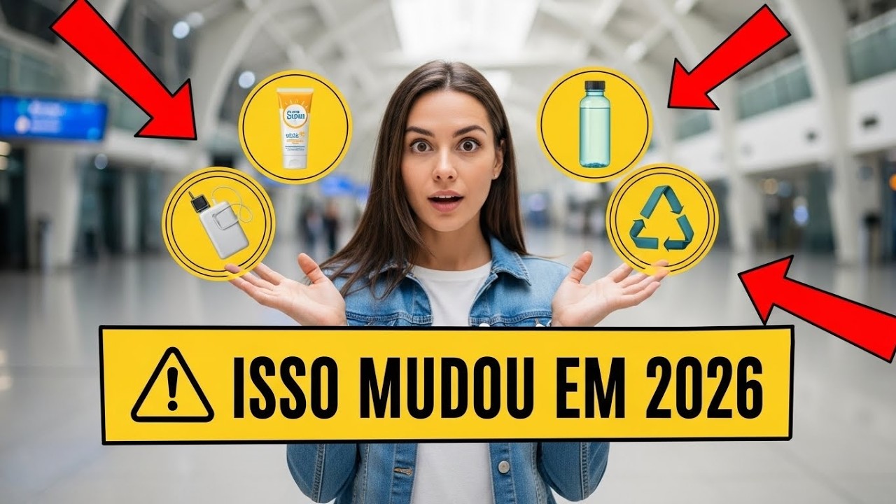 ATUALIZADO: Esses 7 Itens Parecem Inofensivos… Até a TSA Te Parar em 2026