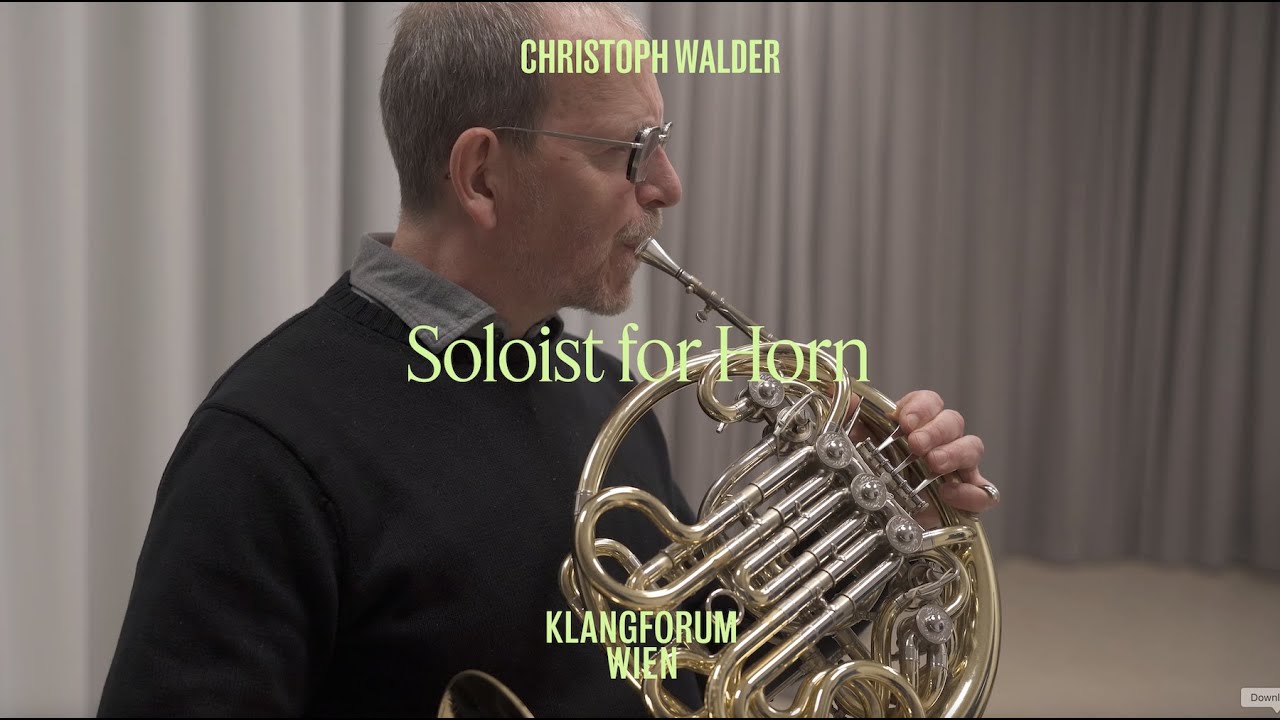 Christoph Walder: Soloist for Horn
