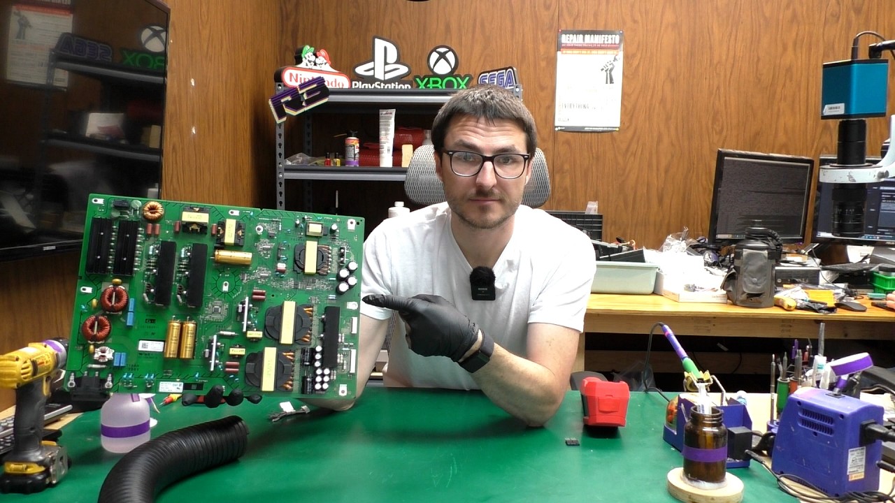 Fixed Sony OLED 4 Blink Error! Power Supply Repair XR-77A80J XR-77A80CJ