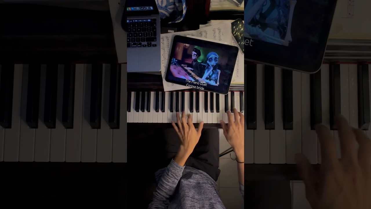 The Piano Duet - Corpse bride (El cad&aacute;ver de la novia) #corpsebride #piano #elcadaverdelanovia #fyp